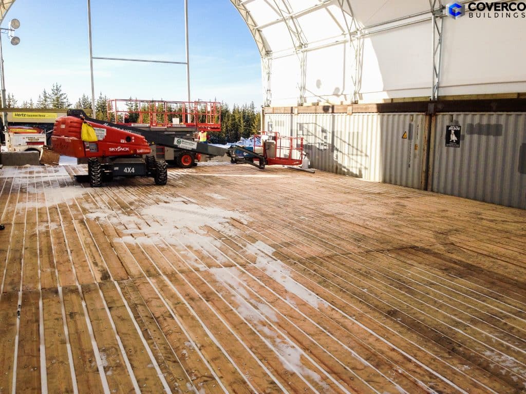 Fertilizer storage buildings